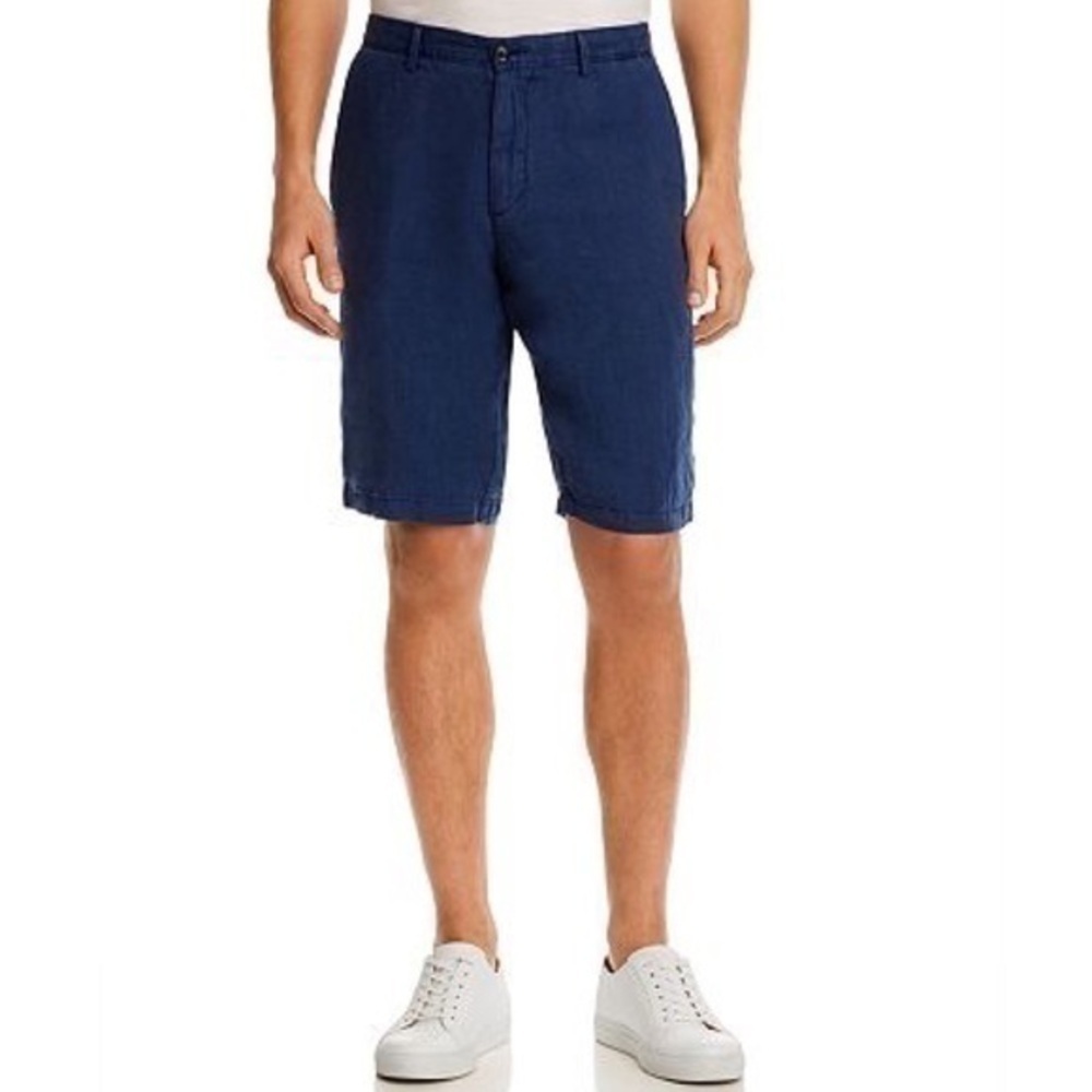 HUGO BOSS Rigan Regular Fit Linen Shorts